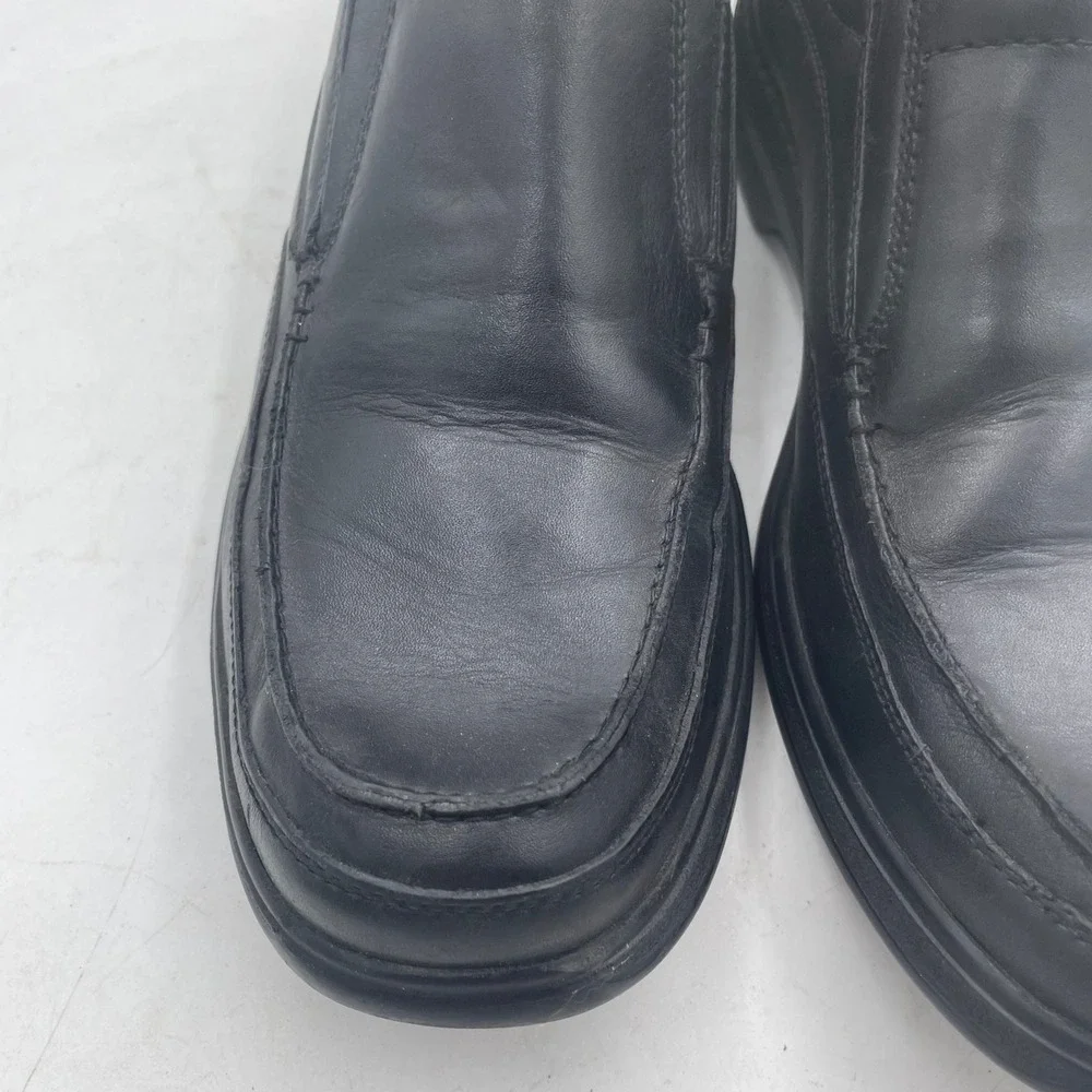 Clarks black leather